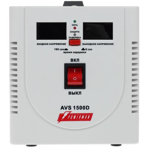 Стабилизатор напряжения PowerMan AVS 1500D