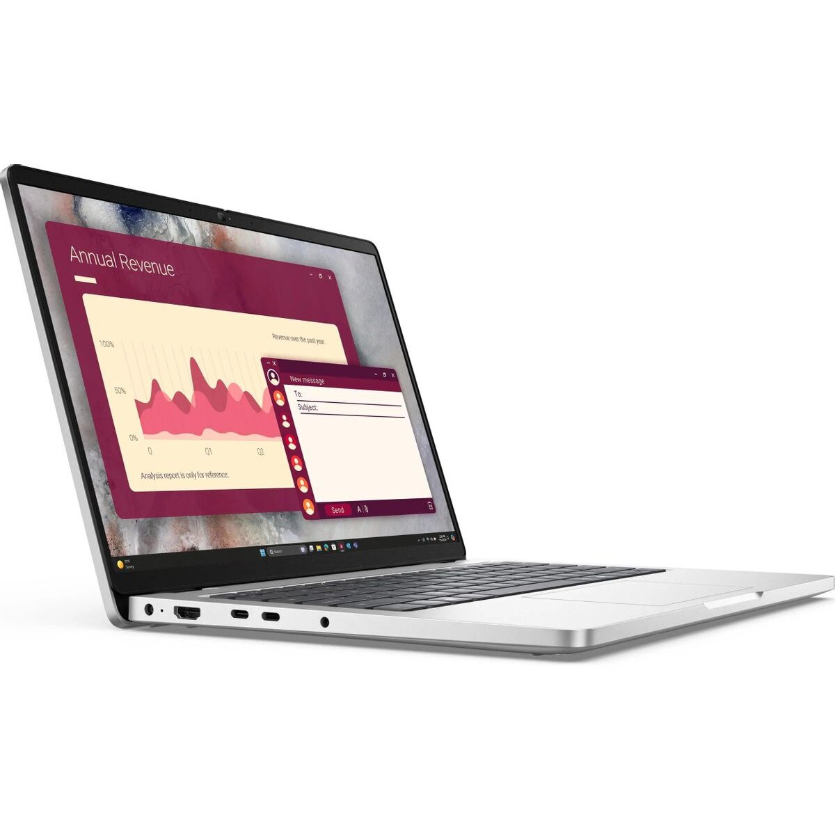 Ноутбук Dell Pro 14 (PRO14-7653) Core Ultra 7 255U 16Gb SSD512Gb Intel Graphics 14" WVA FHD+ (1920x1200) Linux grey WiFi BT Cam