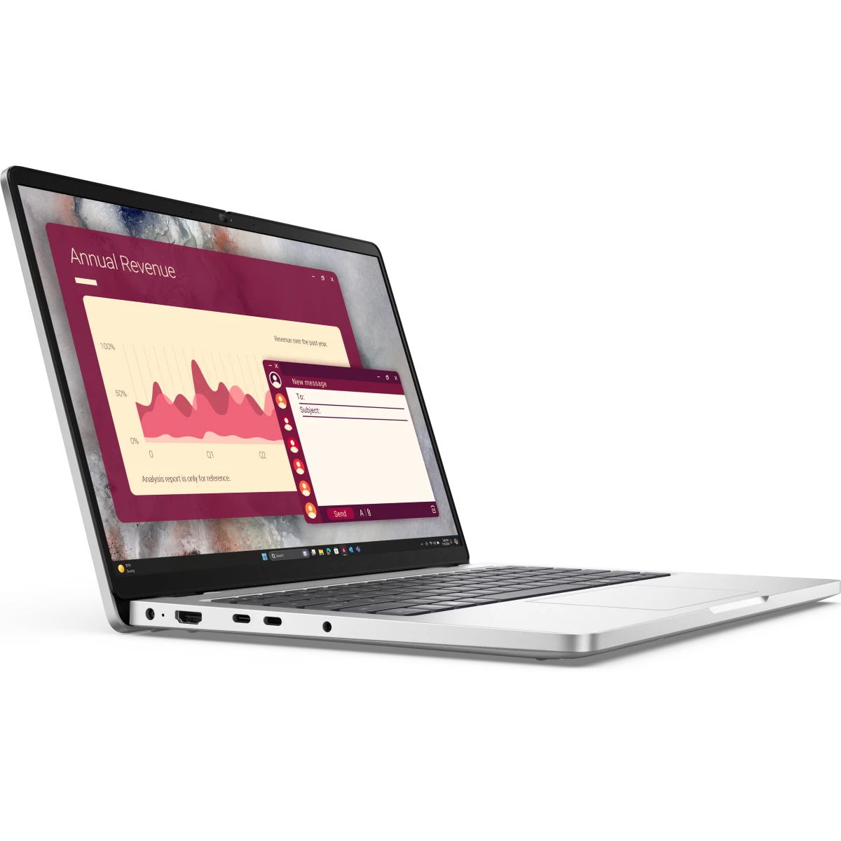 Ноутбук Dell 14 Pro (Pro14-5614-Linux) Core Ultra 5 225U 14,0" FHD+ (1920x1200) IPS, 300nit, 16GB DDR5 (1x16GB) 1TB SSD Intel graphics, 3cell, Backlit