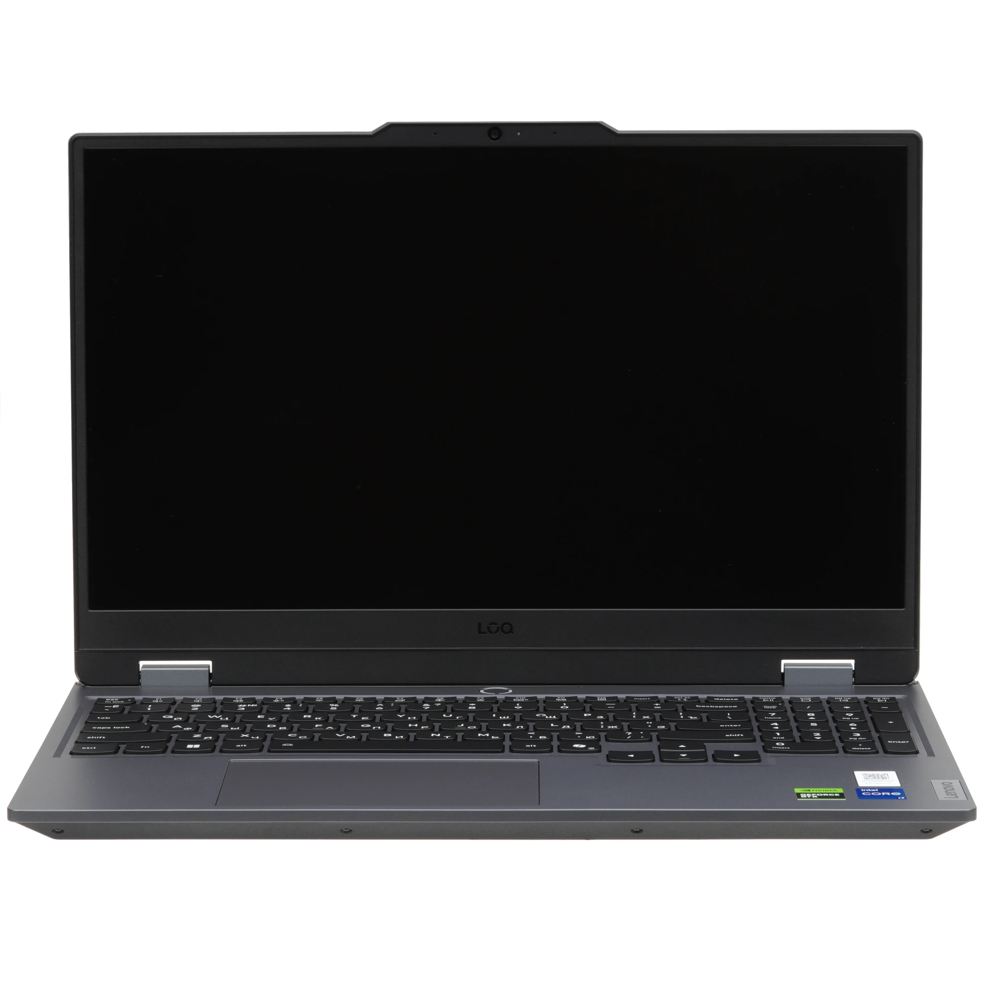 Ноутбук Lenovo LOQ 15IRX10 (83JE00XAFU-Win11) i7-14700HX 16Gb SSD 1Tb NVIDIA RTX 5060 8Gb 15,6 FHD IPS Cam 60Вт*ч(ENG SL) KBD RUENG Серый