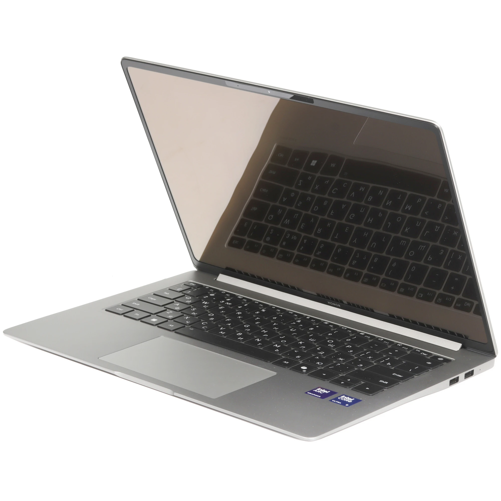 Ноутбук Honor MagicBook Pro 14 FMB-P (5301ANXE) 14.6", 2025, OLED, Core Ultra 9 285H 2.9ГГц, 16 ядер, 32ГБ LPDDR5x, 1ТБ SSD, Arc 140T, W11H серый