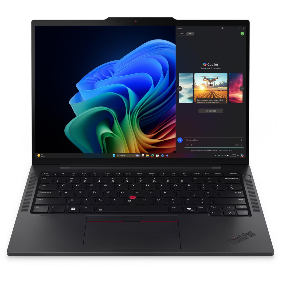Ноутбук Lenovo ThinkPad T14s G6 (21QX000KUS) 14" WUXGA (1920x1200) Touch IPS AG 400 nits, Ultra 7 268V vPro, 32GB, 1TB SSD, FPR, 5MP RGB+IR Cam