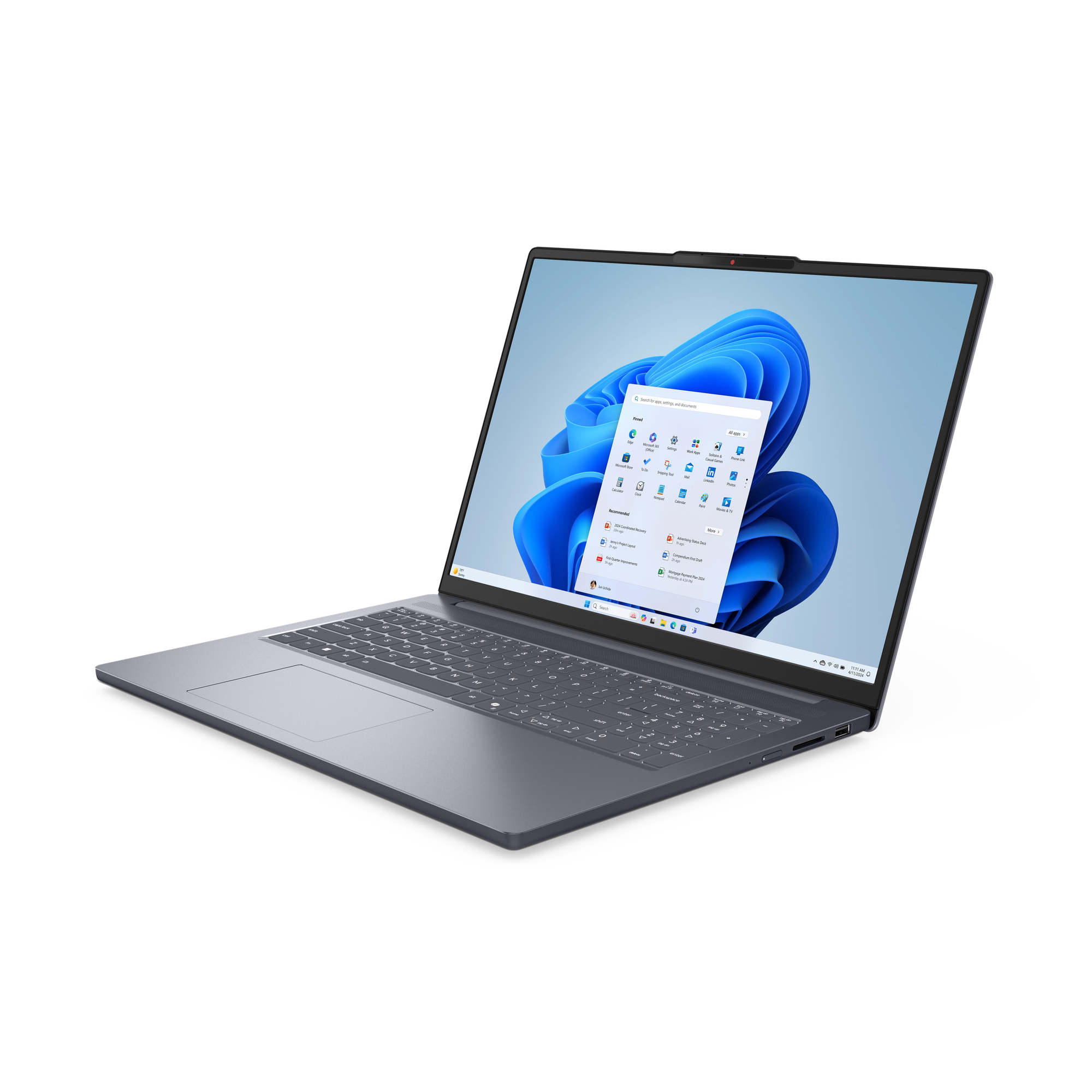 Ноутбук Lenovo IdeaPad Slim 3 16IRH10 (83K2000WRK) 16" WUXGA 1920x1200/Intel Core i5 13420H/16 Gb/512 Gb SSD/Intel UHD Graphics/No OS/серый/1.73 кг