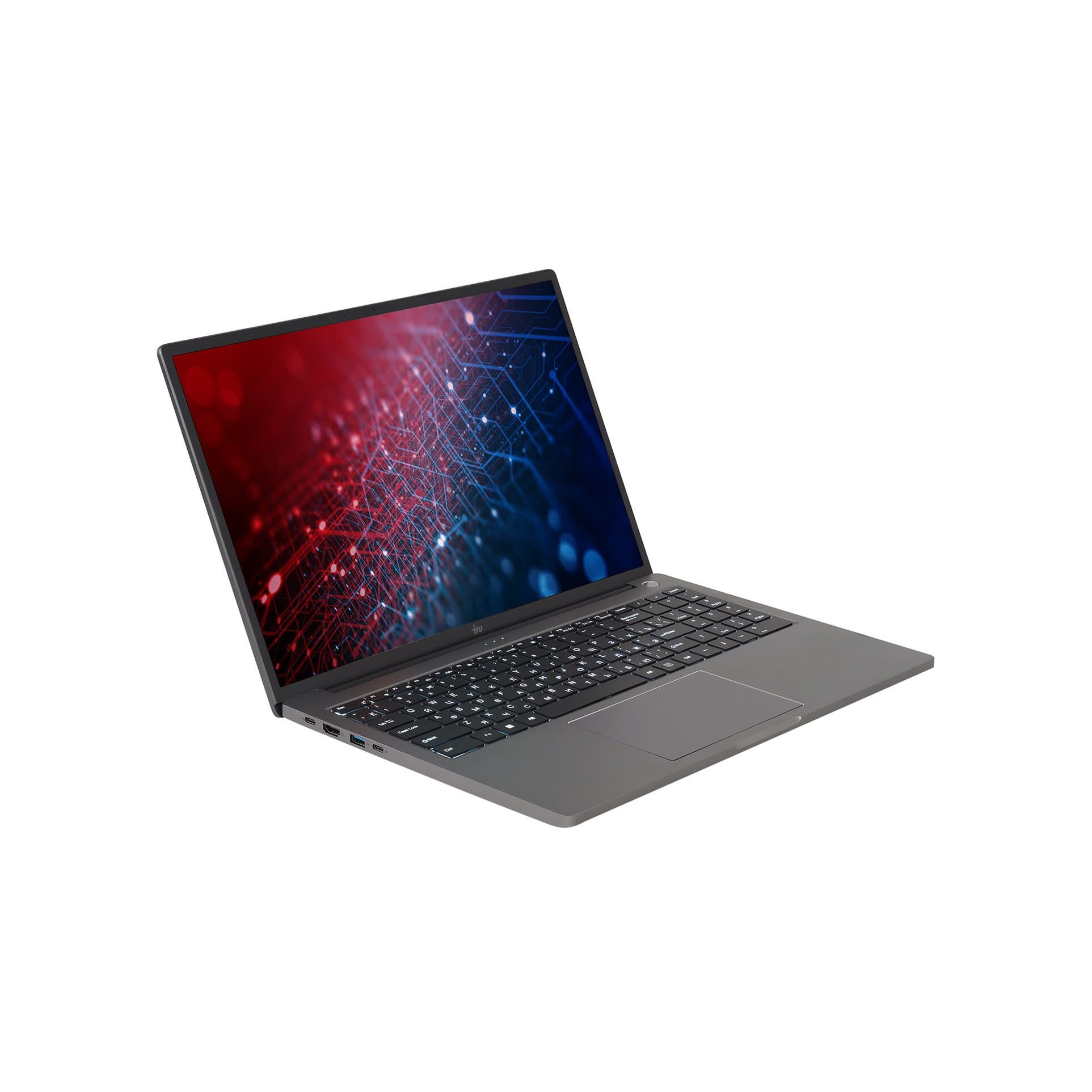 Ноутбук IRU Strato 16ALMR (2159330-Win11Pro) Core i5 12450H 16Gb SSD512Gb Intel UHD Graphics 16" IPS WQXGA (2560x1600) silver WiFi BT Cam 5400mAh
