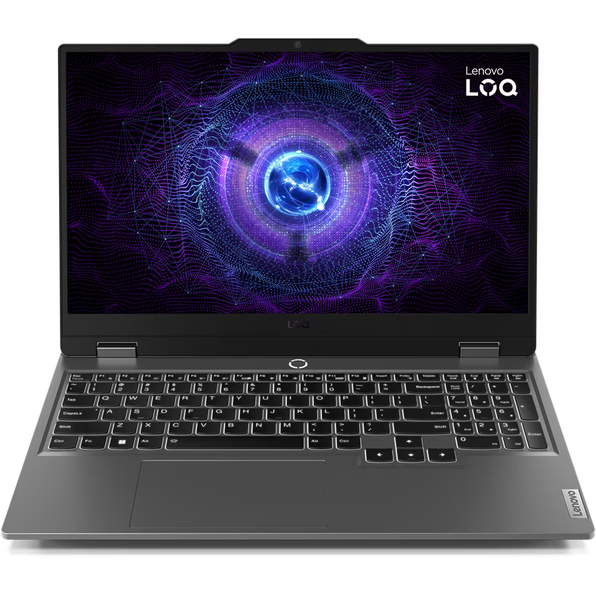 Ноутбук Lenovo LOQ 15IRX9 (83DV01EQSA) 15.6" FHD IPS 300N 144Hz/i5-13450HX/16Gb/512Gb SSD/RTX 4050 6Gb/no OS/SKK/Luna Grey