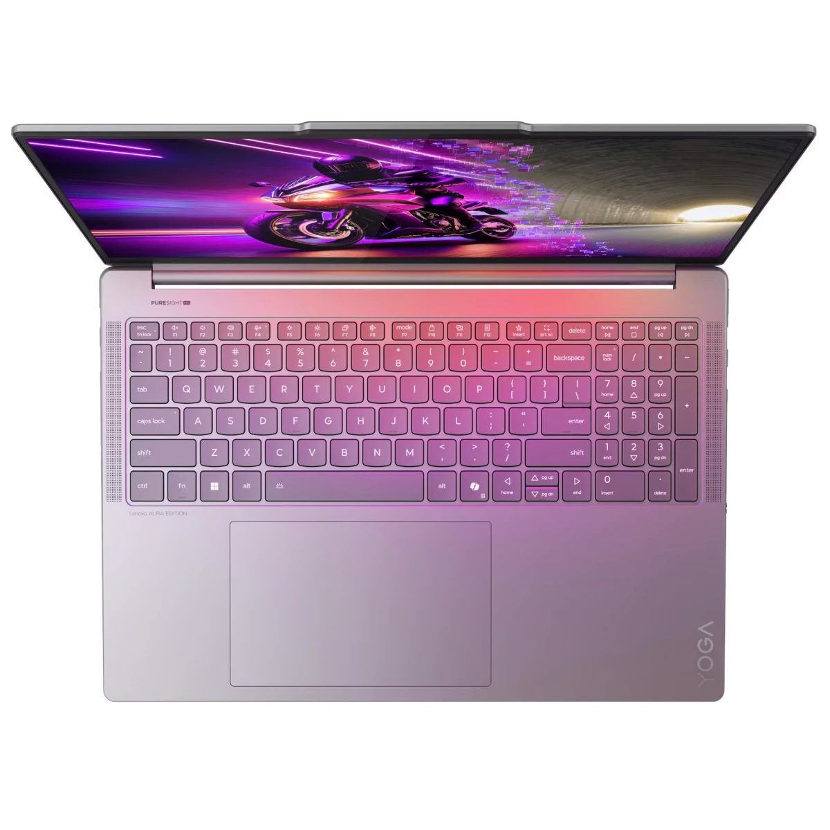 Ноутбук Lenovo Yoga Pro 9 16IAH10 (83L0003WRK) 16"(2880x1800 OLED)/Intel Core Ultra 7 225H(3.3Ghz)/32768Mb/1024SSDGb/noDVD/Ext:NVIDIA GeForce RTX 50