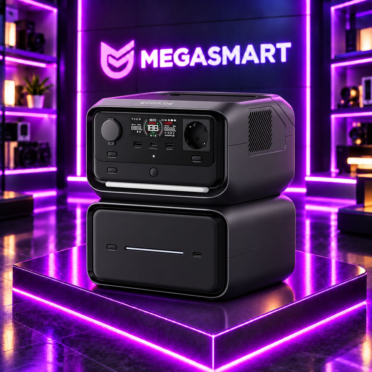 Портативная электростанция EcoFlow RIVER 3 Max Plus 858 Втч