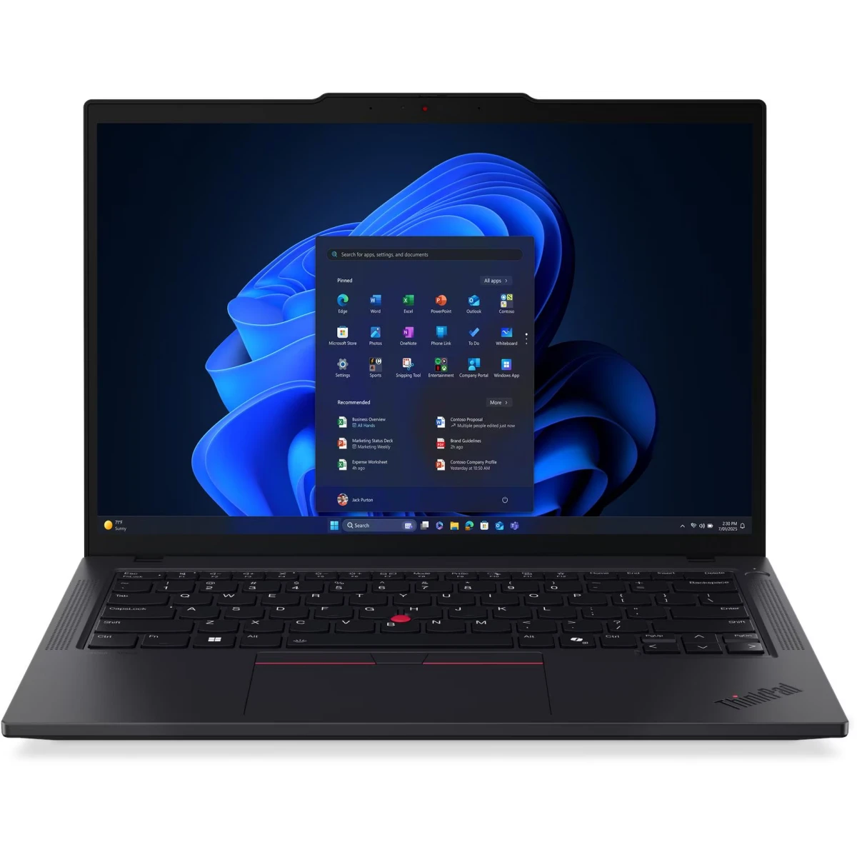 Ноутбук Lenovo ThinkPad T14 G6 (21QDS3SL00) 14.0" WUXGA AG 400nits, U5-225U,16GB DDR5,512GB SSD M.2 2280 NVMe G4, Integrated, 5.0MP+IR Webcam