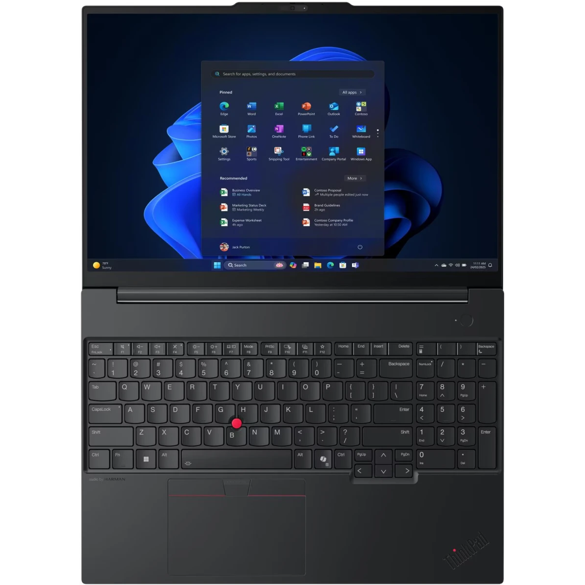 Ноутбук Lenovo ThinkPad E16 Gen 3 (21TF004RFW) Black — фото 3
