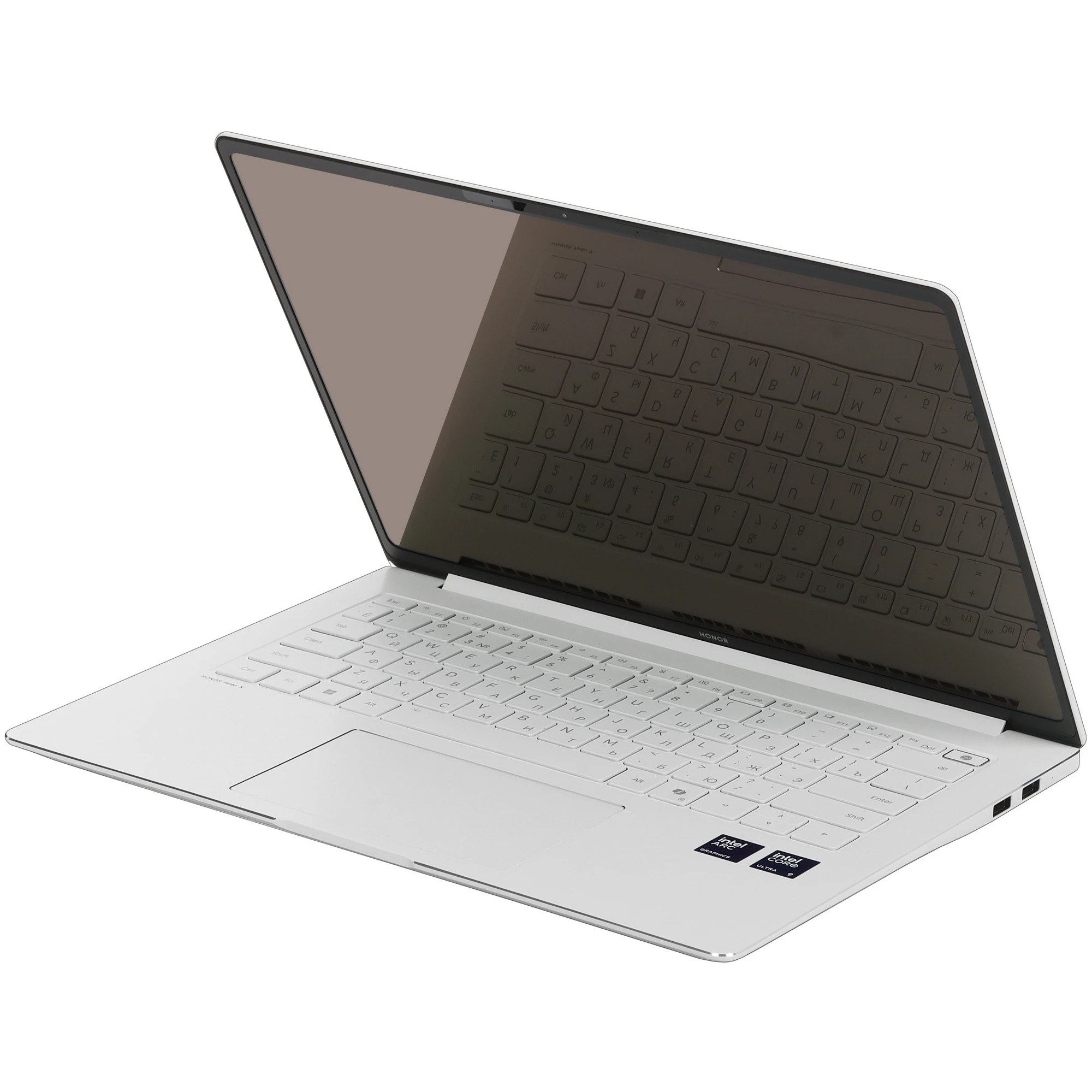 Ноутбук Honor MagicBook Pro 14 FMB-P (5301ANXA) 14.6", 2025, OLED, Core Ultra 9 285H 2.9ГГц, 16 ядер, 32ГБ LPDDR5x, 1ТБ SSD, Arc 140T, W11H белый