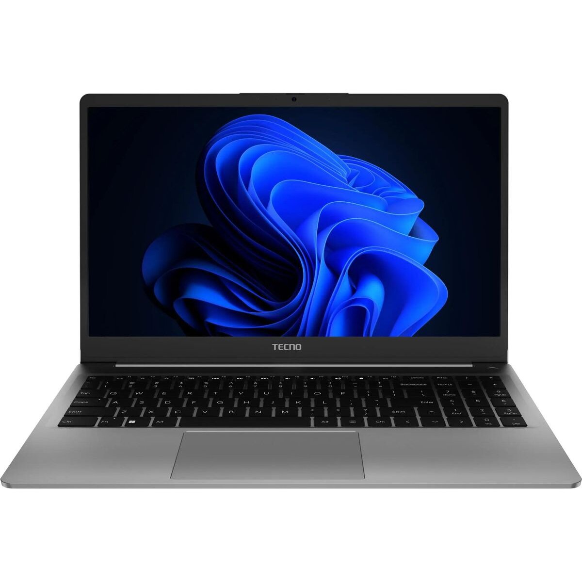 Ноутбук Tecno MegaBook K15SDA (71005000257) Ryzen 5 7430U 16Gb SSD512Gb AMD Radeon Graphics 15.6" IPS FHD (1920x1080) Win11Home grey WiFi BT