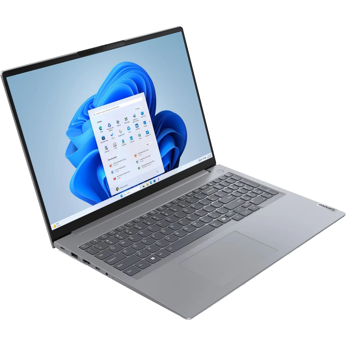 Ноутбук Lenovo ThinkBook 16 G7 ARP (21MW009VAK) 16"WUXGA IPS, AMD R5-7535HS, 16Gb, 512Gb SSD, FHD Cam+IR, 45Whr, no OS, серый