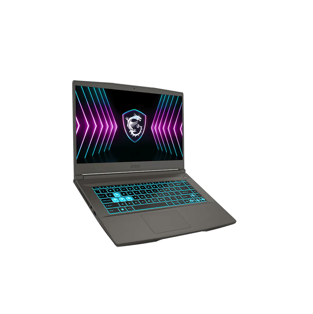 Ноутбук MSI Thin 15 B2RVE-3450XRU (9S7-16R831-3450) Intel Core 5 210H/16Gb/SSD512Gb/RTX4050 6Gb (45W)/15.6"/IPS/FHD/1920x1080/NoOS/Cosmos Gray