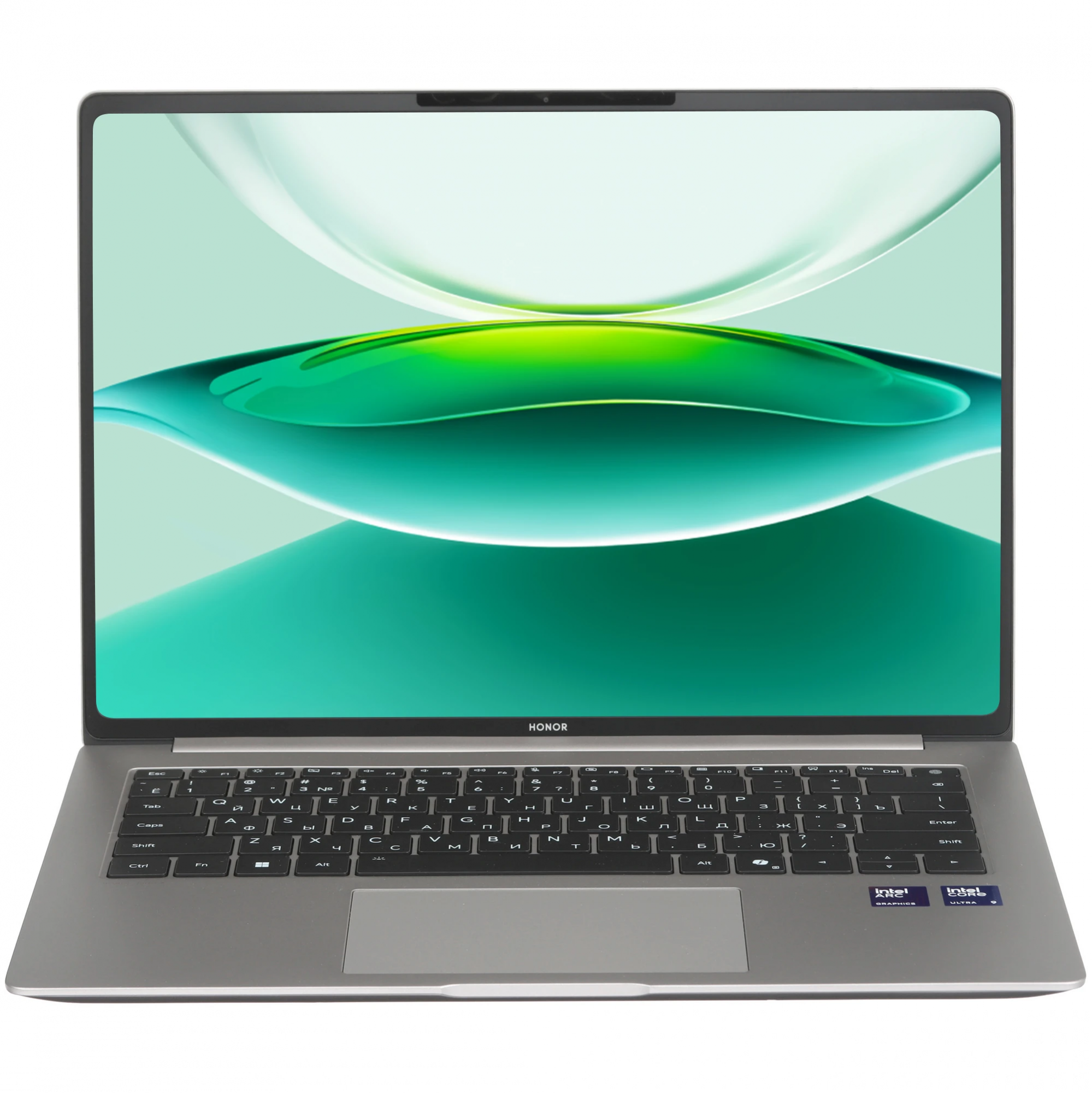 Ноутбук Honor MagicBook Pro 14 FMB-P (5301ANXE) 14.6", 2025, OLED, Core Ultra 9 285H 2.9ГГц, 16 ядер, 32ГБ LPDDR5x, 1ТБ SSD, Arc 140T, W11H серый