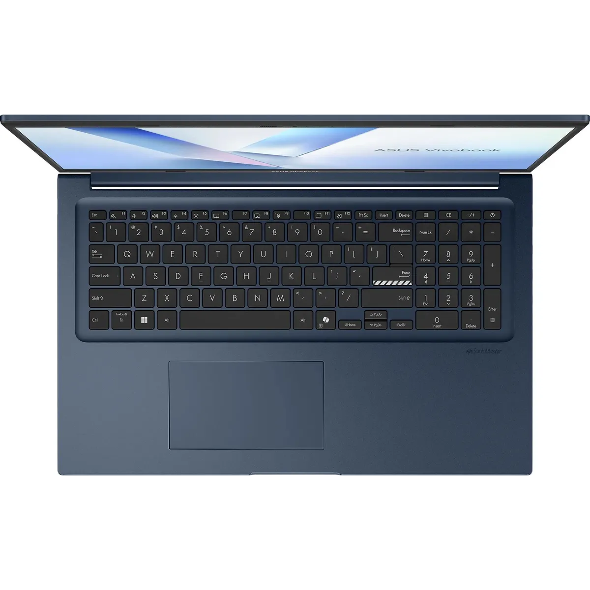 Ноутбук Asus Vivobook 17 X1704MA-AU035 (90NB17V2-M001D0) Core 7 350 16Gb SSD512Gb Intel Graphics 17.3" IPS FHD (1920x1080) без ОС blue WiFi BT Cam