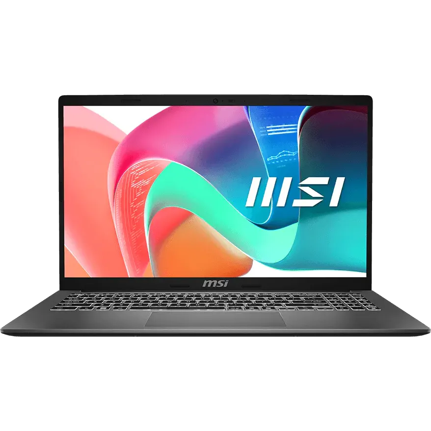 Ноутбук MSI Modern 15 F1MG-1099RU (9S7-15S111-1099-Win11Pro) Core 7 150U 16Gb SSD512Gb Intel Graphics 15.6" IPS FHD (1920x1080) grey WiFi BT Cam