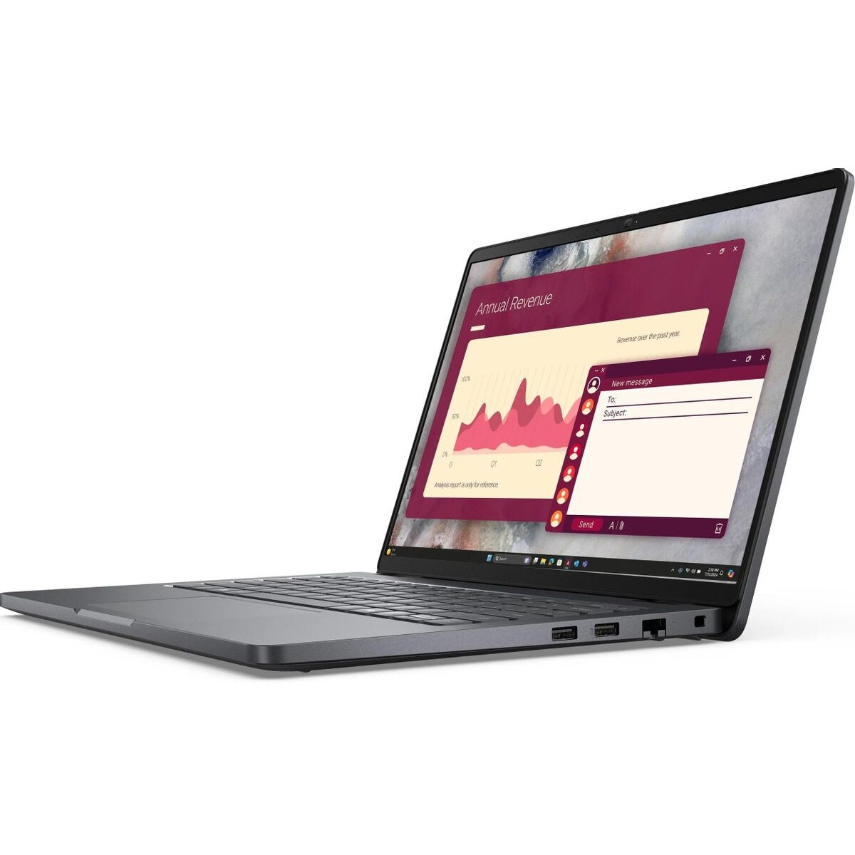 Ноутбук Dell Pro 14 (PRO14-5652) Core Ultra 5 220U 16Gb SSD512Gb Intel Graphics 14" IPS FHD+ (1920x1200) Linux grey WiFi BT Cam