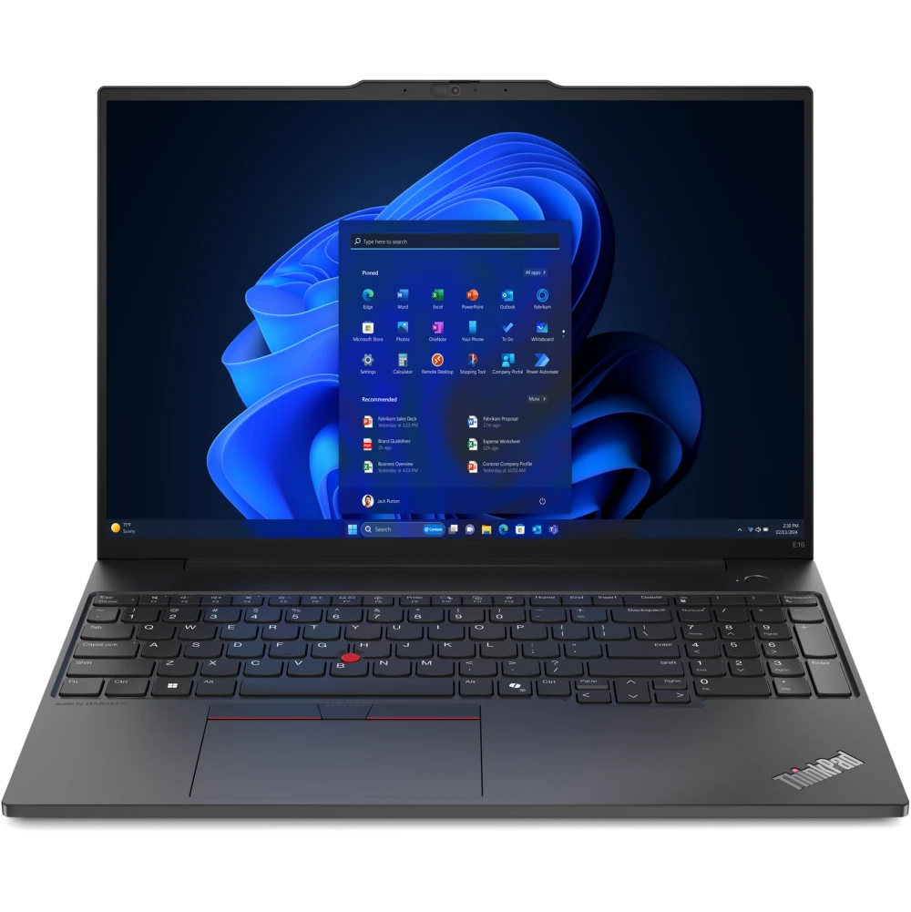 Ноутбук Lenovo ThinkPad E16 G2 (21MAS04600_32G) Core Ultra 5 125U 32Gb SSD512Gb Intel Graphics 16" IPS WUXGA (1920x1200) без ОС black WiFi BT Cam