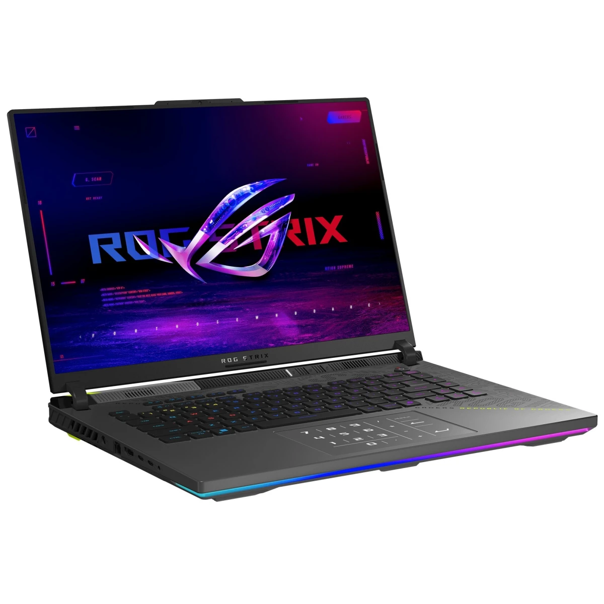 Ноутбук ASUS Rog Strix G16 G614PR-RV027 (90NR0NJ7-M001J0-DOS) 16" FHD+ IPS 300N 165Hz/R9-8940HX/16GB/1TB SSD/RTX 5070Ti 12GB/DOS/Eclipse Gray