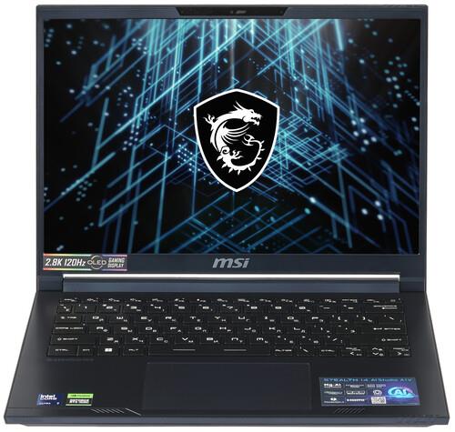 14" Ноутбук MSI Stealth 14 AI Studio A1VFG-048RU синий — фото 1