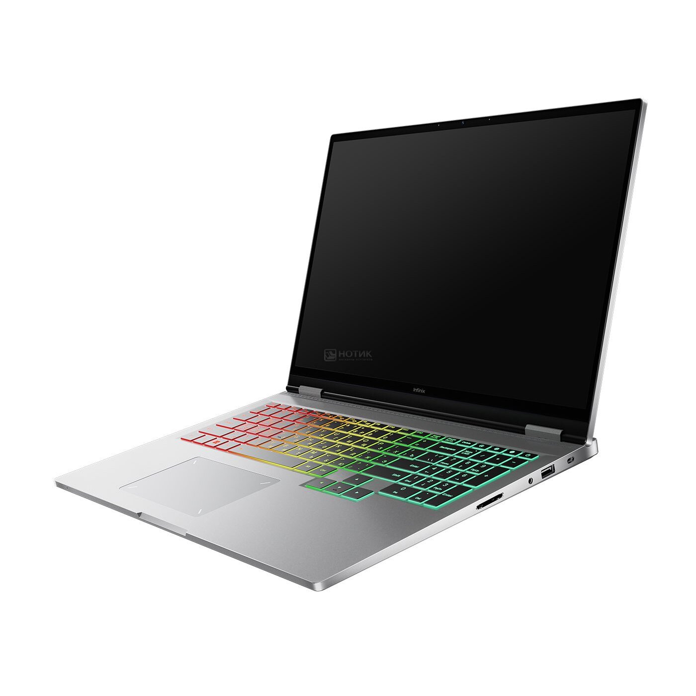 Ноутбук INFINIX GTBook GL614 (71005000125) 16", 2026, IPS, Intel Core i7 13620H 2.4ГГц, 10-ядерный, 16ГБ LPDDR5, 1ТБ SSD, NVIDIA GeForce RTX 5060