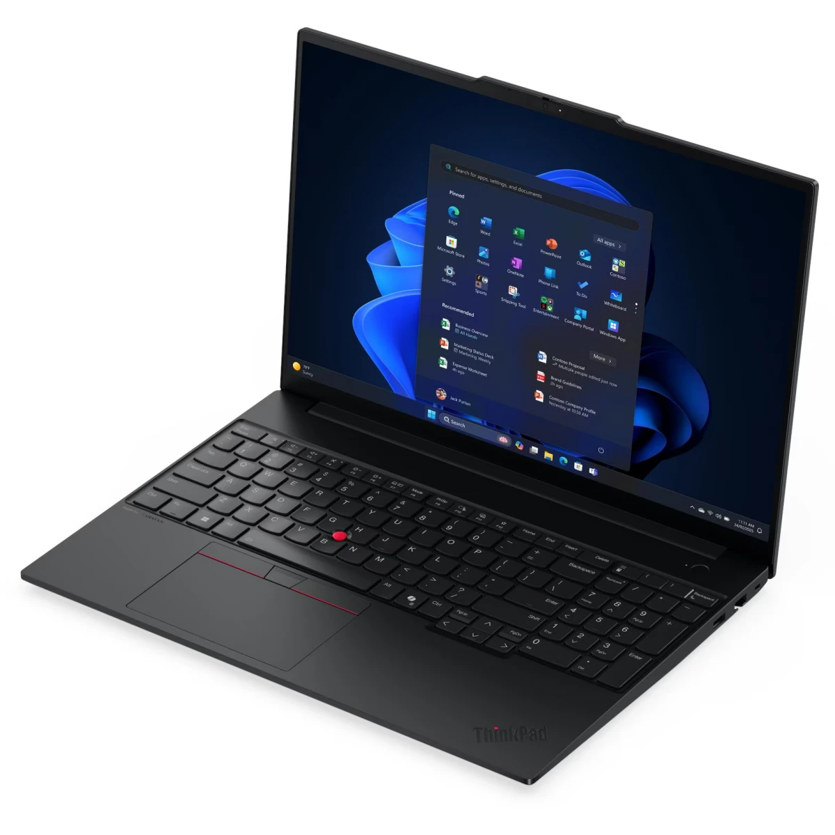 Ноутбук LENOVO ThinkPad E16 Gen 3 (22B0S03100) 16" WUXGA (1920x1200) IPS 300N, Ultra 5 226V, 16GB Soldered LPDDR5X-8533 (MoP) 512GB SSD M.2