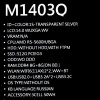 14" Ноутбук ASUS VivoBook 14X M1403QA-LY110 серебристый