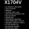 17.3" Ноутбук ASUS Vivobook 17 X1704VAP-AU299 серебристый