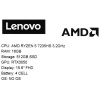 15.6" Ноутбук Lenovo LOQ 15ARP9 серый