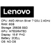 15.6" Ноутбук Lenovo V15 G4 AMN черный