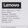 16" Ноутбук Lenovo IdeaPad Slim 3 16IRU9 серый