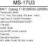 17.3" Ноутбук MSI Cyborg 17 B13WEKG-225XRU черный