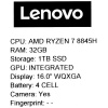16" Ноутбук Lenovo XiaoXin Pro 16 AHP9 серый