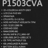 15.6" Ноутбук ASUS ExpertBook P1503CVA-S70349 серый